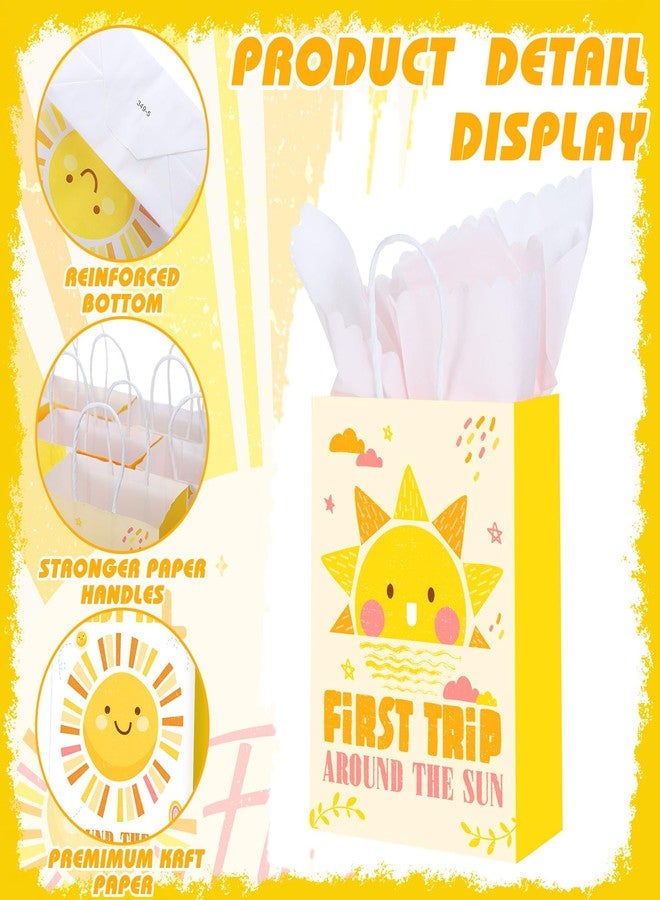 جلينمال مجموعة جلينمال من 24 قطعة من أكياس هدايا حفلات عيد الميلاد الأول، بتصميم بوهيمي أنيق، مثالية لوجبات خفيفة صيفية مشمسة. - Image 4